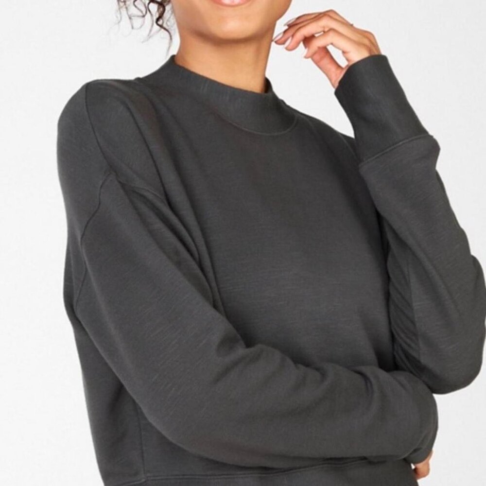 Fabletics Mock Neck Pullover Made In Vietnam - image 1